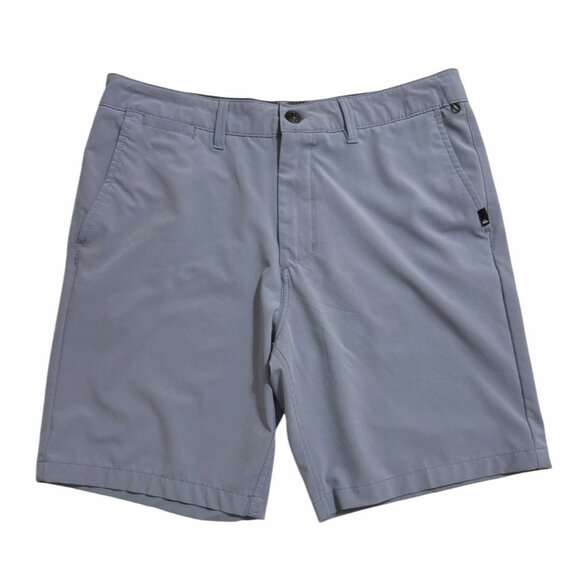 Quicksilver Men's Amphibian Blue Shorts Pockets Four-Way Stretch Size 32 - Picture 1 of 11
